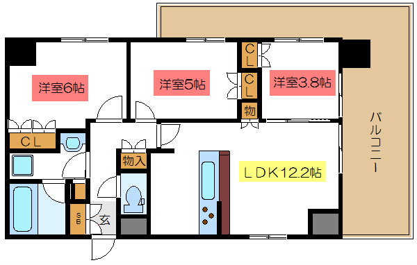 ドムール新小岩プレミアムレジデンス  間取り図