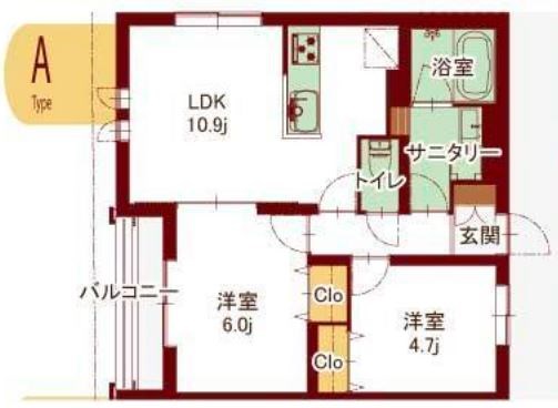 プレシャスハートランド小岩 間取り図