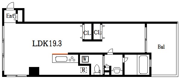 プライマルフロント錦糸町 間取り図