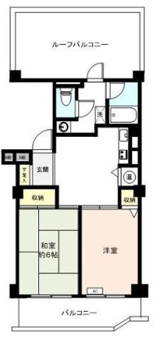 マンハイム大島 間取り図