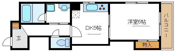 ファインコーポ平井 間取り図