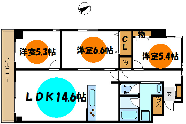 ソサエティギャレリア 間取り