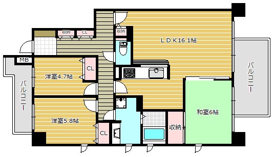 モアリッシェル戸田公園 間取り