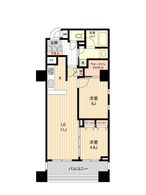 ＨＦ銀座レジデンスＥＡＳT 間取り