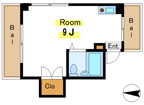 サンハイツ  間取り図