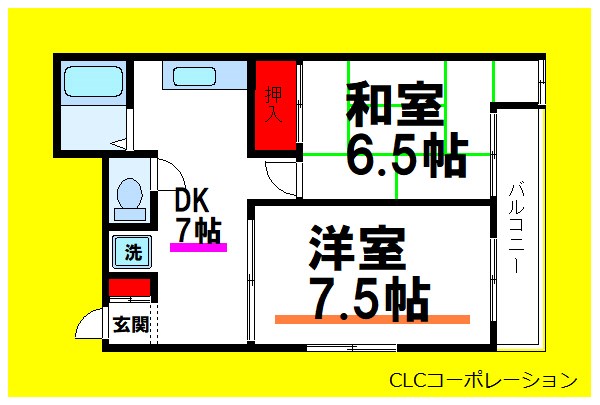 第二小林ビル 間取り図