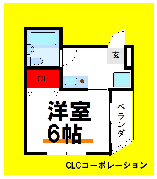 ウッディハイツ西日暮里  間取り図