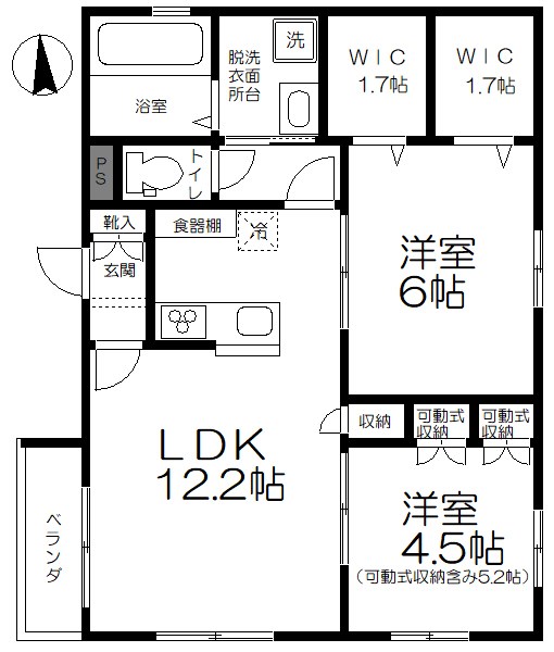 ヘーベルメゾン墨田2丁目 103号室 間取り