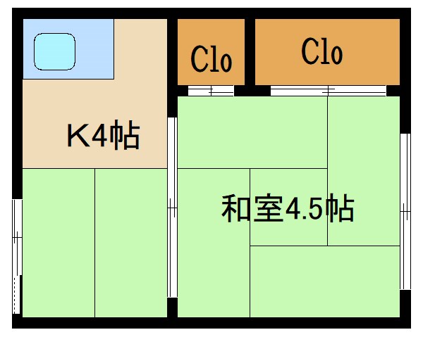 徳村荘  間取り