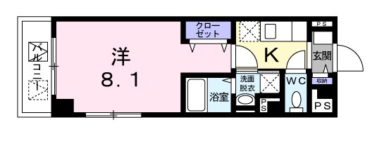 パサージュ住吉 間取り図