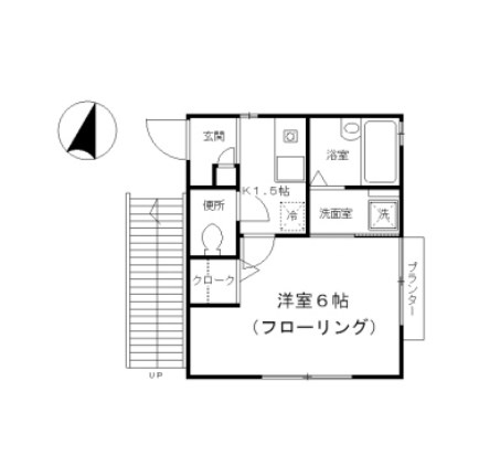 カトル東十条  間取り