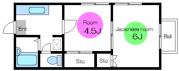 チェリーハイツコダテ   間取り