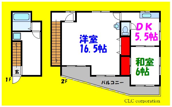 深澤荘 間取り図