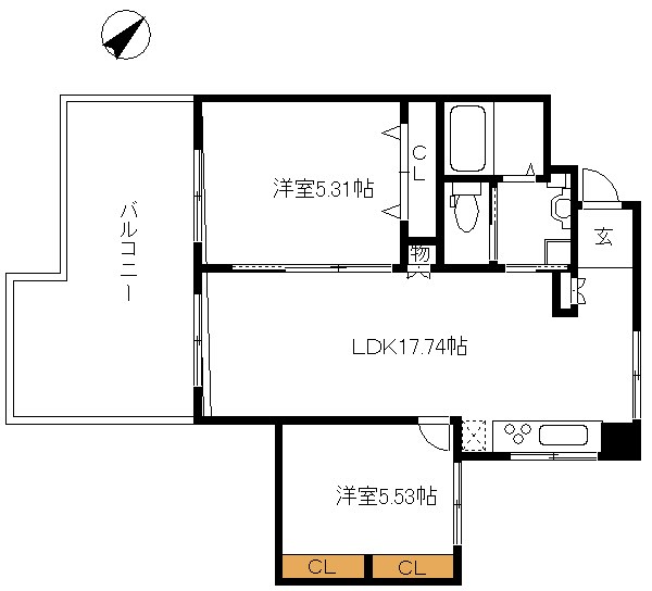 康伸ビル 間取り