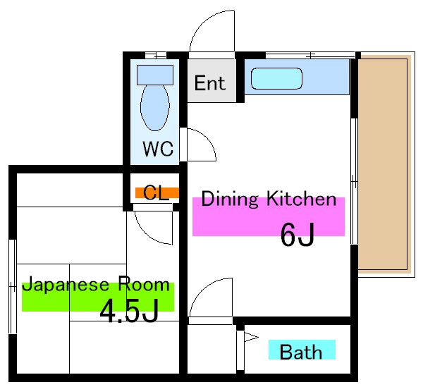 月見荘 間取り