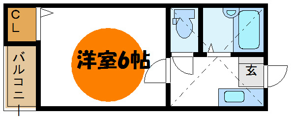 ルナリアⅩ 205号室 間取り