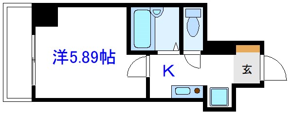 ウィルテラス西大島  間取り図