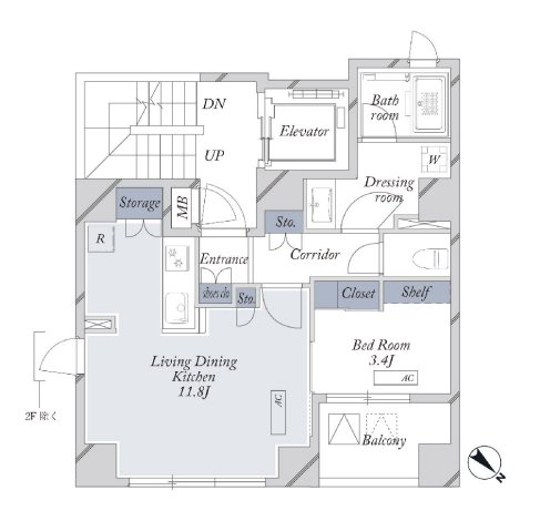 LiveFlat茅場町 間取り