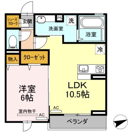 クリア南砂   間取り図