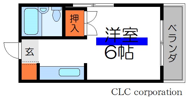 エスペランサ 102号室 間取り