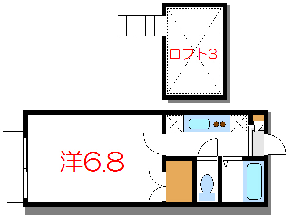 パレス東松本  間取り