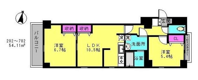 マグノリアY2K  間取り図