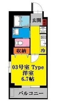 ｂ&rsquo;ＣＡＳＡ　Ｔａｔｅｋａｗａ 間取り