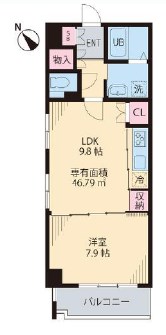 インカウンターマンション 503号室 間取り