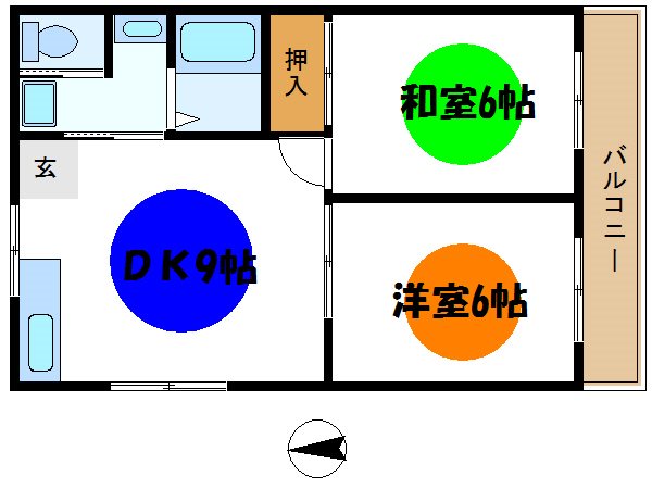 サンハイツ（新小岩) 間取り
