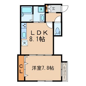 Palatino　Kameari 間取り