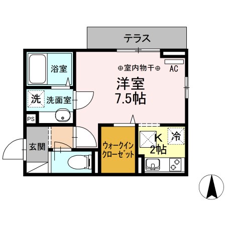 Ｄ－ｒｏｏｍ西ヶ原 間取り