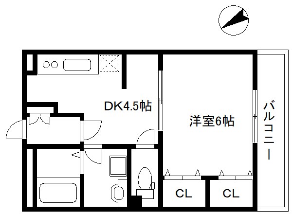 JEWEL　COURT　B棟   間取り