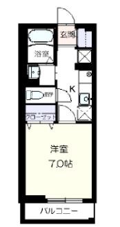 カーサ・フジ 間取り図
