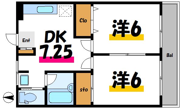 ウィンザー篠崎 間取り