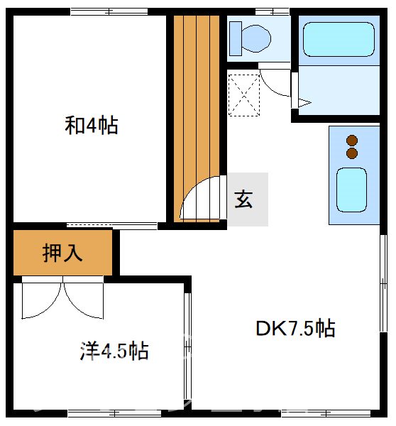リバーハイツ大澤 間取り