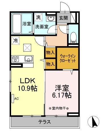 クッカケト 間取り図