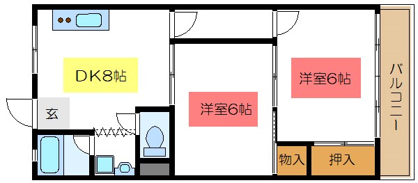 サンハイツ 間取り図