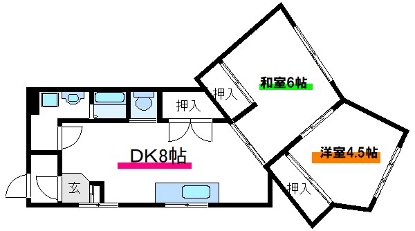 メゾンド楼蘭 間取り