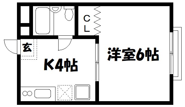 サンシャレイ西新小岩  間取り