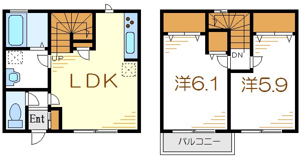 コートボナール・アライ 間取り