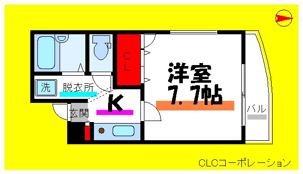 FLAT ONE 間取り