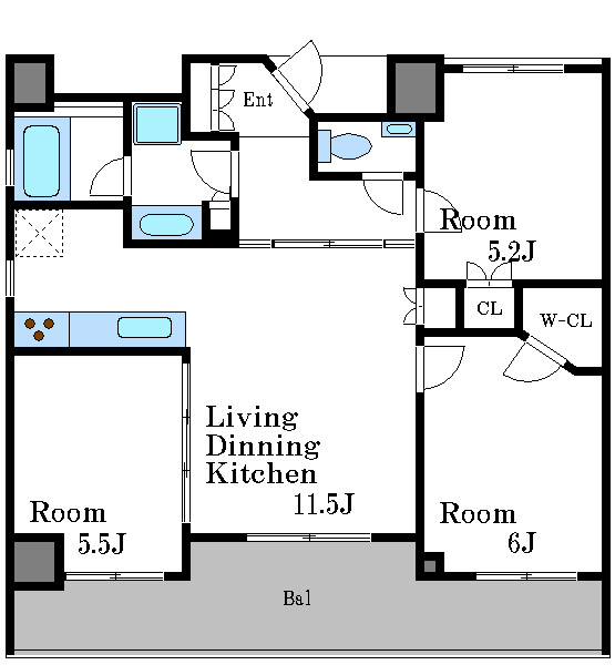 ネバーランド新小岩ブライティス  間取り