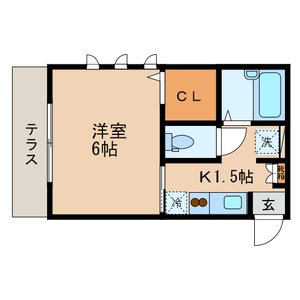 ピアーナ   301号室 間取り