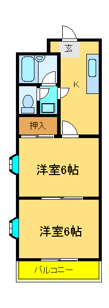 王子北ウイング 間取り図