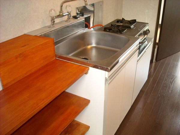 朋悠館 キッチン