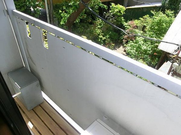 朋悠館 ベランダ