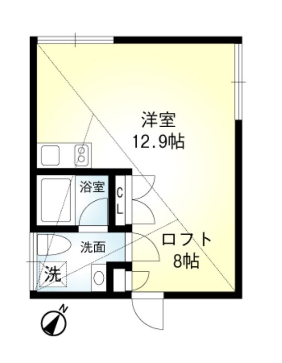 PRISM　COURT月島 間取り