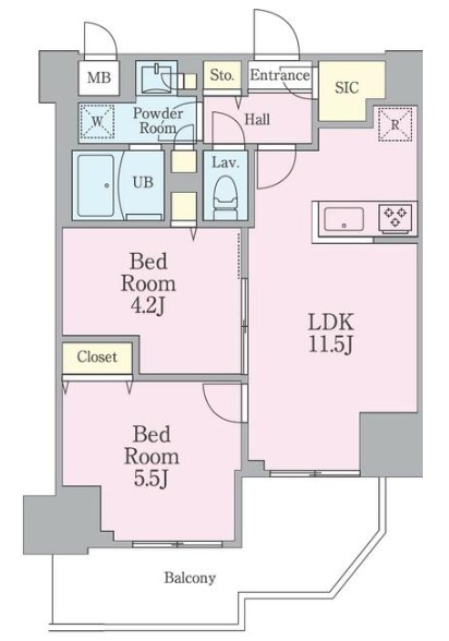 リビオメゾン南砂町 間取り図