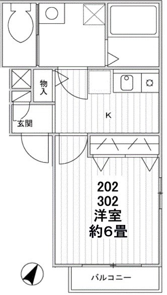 K・Mセレッソ  間取り