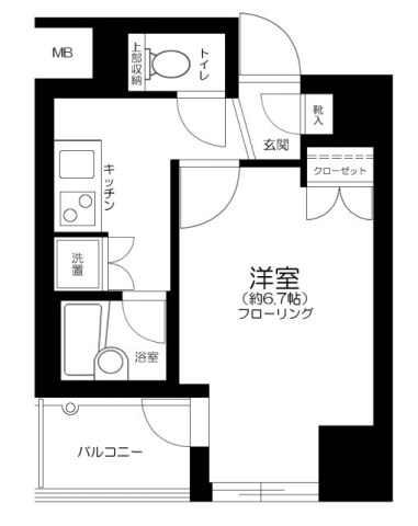 グラーサ銀座イースト 間取り
